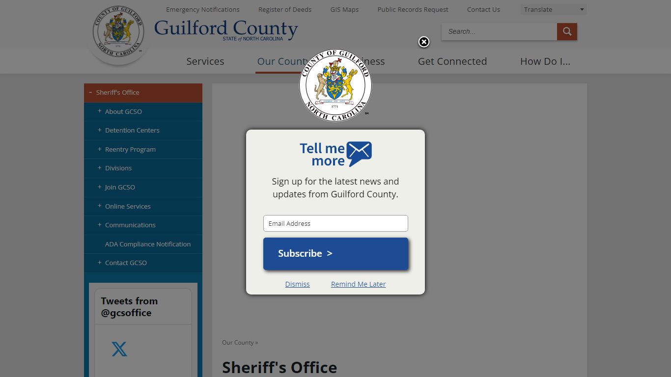 Sheriff's Office | Guilford County, NC
